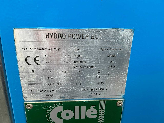Tower light hydro power box stationaire lichtmast - afbeelding 15 van  23