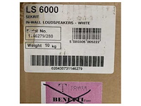 Tower systems 98740 in-wall marine speaker - durable white high-quality audio for boats - afbeelding 6 van  6