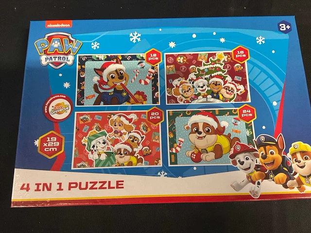 Toy universe peppapig / pawpatrol 4in1 puzzle (48x) - afbeelding 4 van  5