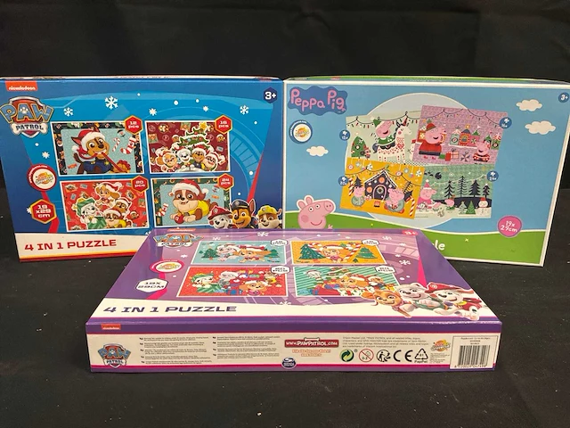 Toy universe peppapig / pawpatrol 4in1 puzzle (48x) - afbeelding 1 van  5