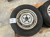 Toyo autoband op stalenvelg (4x) - afbeelding 2 van  6