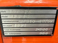 Toyota - 1991 - 2fb10 - vorkheftruck - afbeelding 15 van  19
