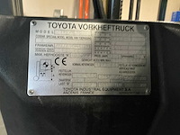 Toyota - 2005 - 7fbmf 16 - vorkheftruck - afbeelding 7 van  9