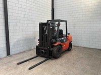 Toyota - 2006 - 42-7 fd 35 - 4m triplex, free-lift - vorkheftruck - afbeelding 1 van  18