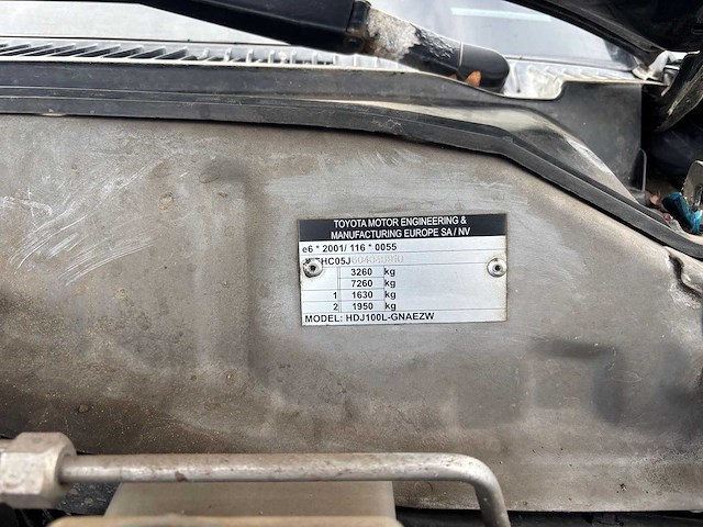 Toyota - 2007 - landcruiser 100 - 4.2 d-4d atm srw - personenauto - afbeelding 8 van  19