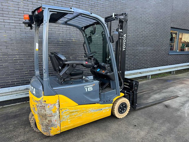 Toyota - 2018 - 8-fbe-16-t - 3.3m duplex, free-lift, side-shift - vorkheftruck - afbeelding 9 van  14