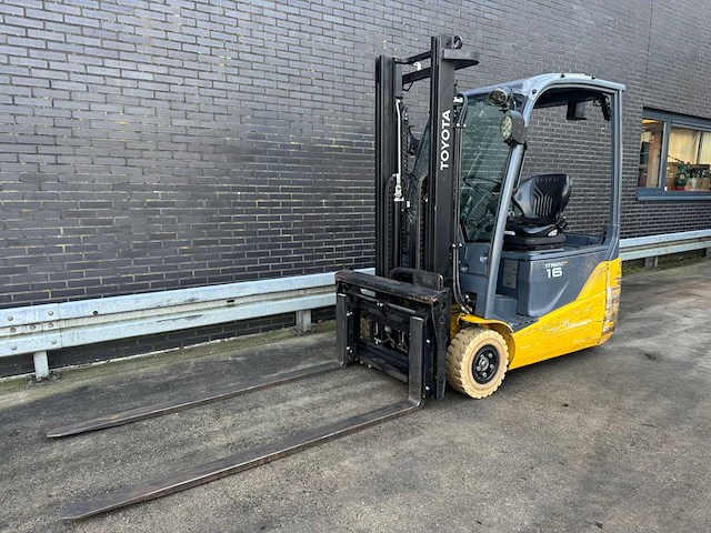 Toyota - 2018 - 8-fbe-16-t - 3.3m duplex, free-lift, side-shift - vorkheftruck - afbeelding 1 van  14