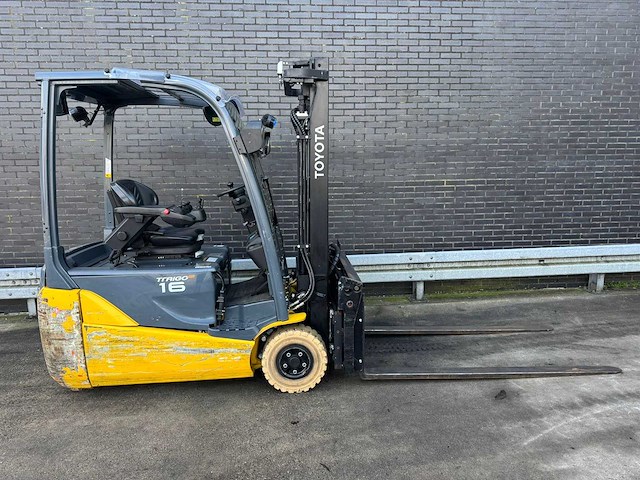 Toyota - 2018 - 8-fbe-16-t - 3.3m duplex, free-lift, side-shift - vorkheftruck - afbeelding 5 van  14