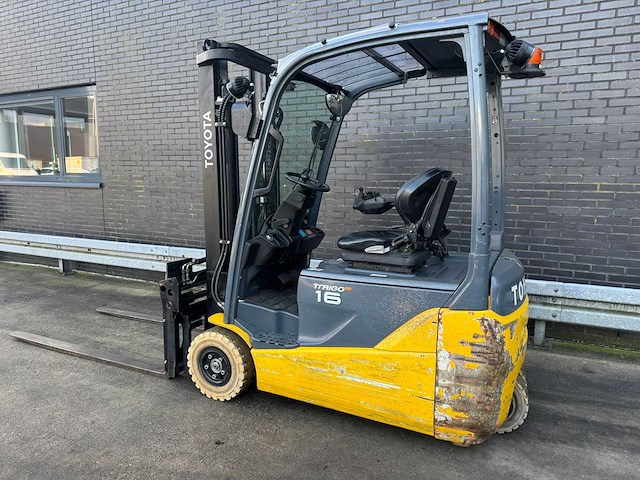 Toyota - 2018 - 8-fbe-16-t - 3.3m duplex, free-lift, side-shift - vorkheftruck - afbeelding 8 van  13