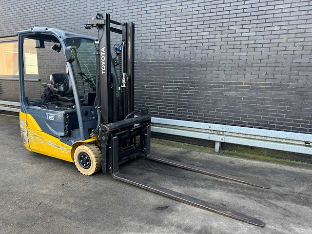 Toyota - 2018 - 8-fbe-16-t - 3.3m duplex, free-lift, side-shift - vorkheftruck - afbeelding 10 van  13