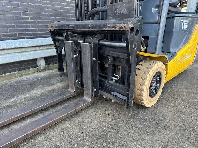 Toyota - 2018 - 8-fbe-16-t - 3.3m duplex, free-lift, side-shift - vorkheftruck - afbeelding 11 van  13