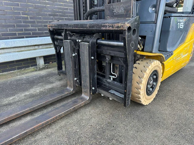 Toyota - 2018 - 8-fbe-16-t - 3.3m duplex, free-lift, side-shift - vorkheftruck - afbeelding 12 van  14