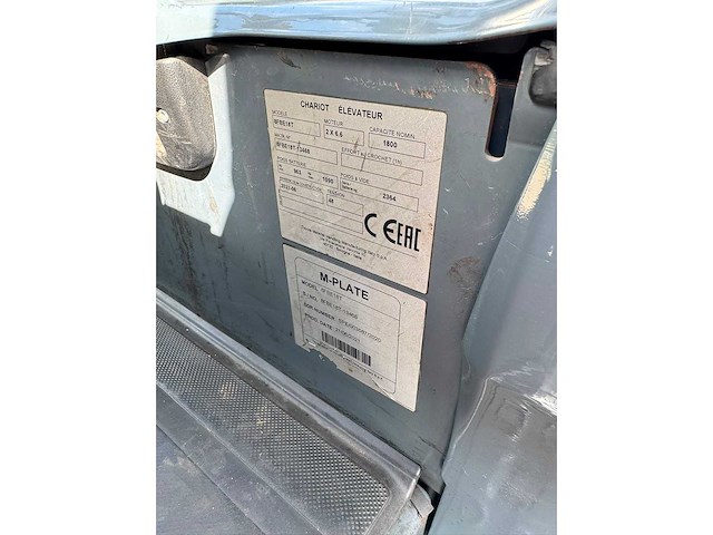 Toyota - 2021 - 8fbe18t - vorkheftruck - afbeelding 2 van  17