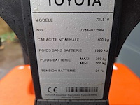 Toyota - 7 sll 16 - 5.7m triplex, free-lift - stapelaar - afbeelding 11 van  11