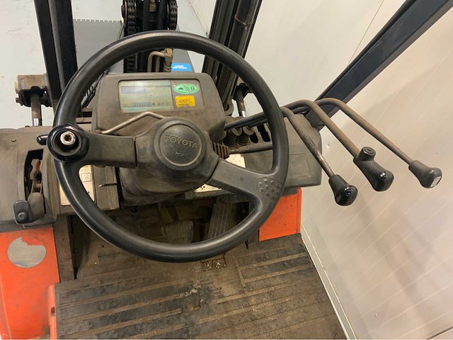 Toyota - 7fb15 - 3m duplex, free-lift, side-shift - vorkheftruck - afbeelding 9 van  10