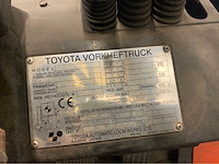 Toyota - 7fb15 - 3m duplex, free-lift, side-shift - vorkheftruck - afbeelding 2 van  9