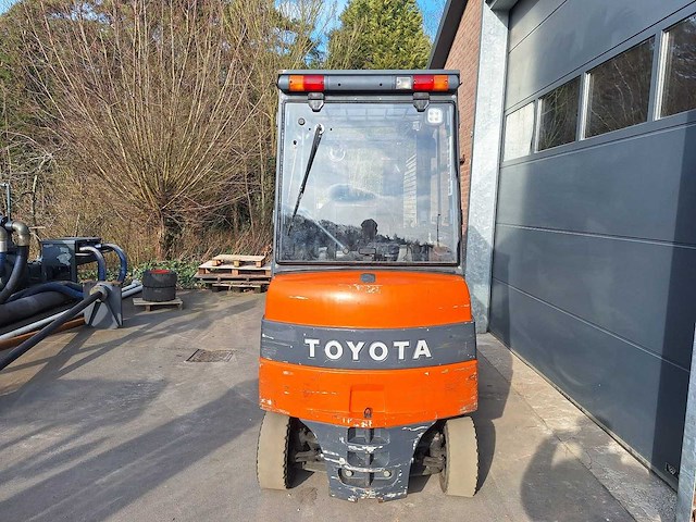 Toyota - ffbmf 25 - 4.7m triplex, free-lift, vorkversteller, side-shift - vorkheftruck - afbeelding 3 van  9