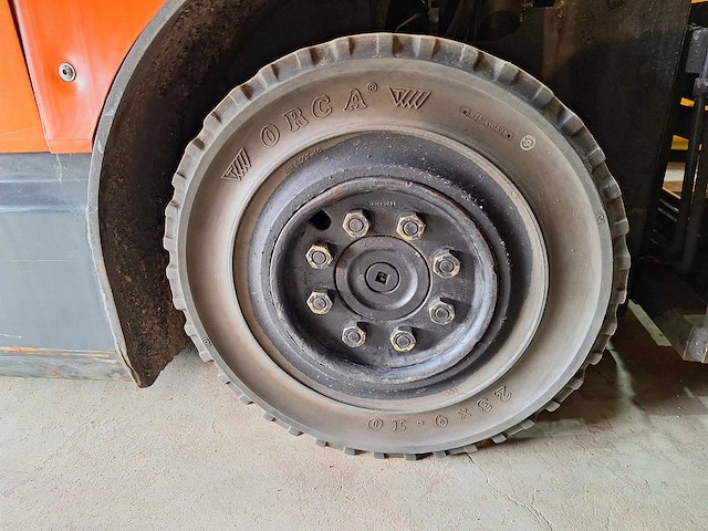 Toyota - ffbmf 25 - 4.7m triplex, free-lift, vorkversteller, side-shift - vorkheftruck - afbeelding 8 van  9