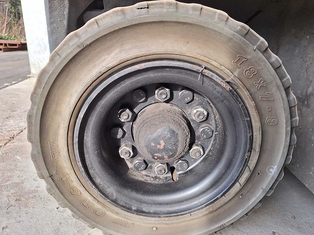 Toyota - ffbmf 25 - 4.7m triplex, free-lift, vorkversteller, side-shift - vorkheftruck - afbeelding 8 van  10