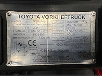 Toyota -7fbmf45 - vorkheftruck duplex - bluespot - afbeelding 4 van  15