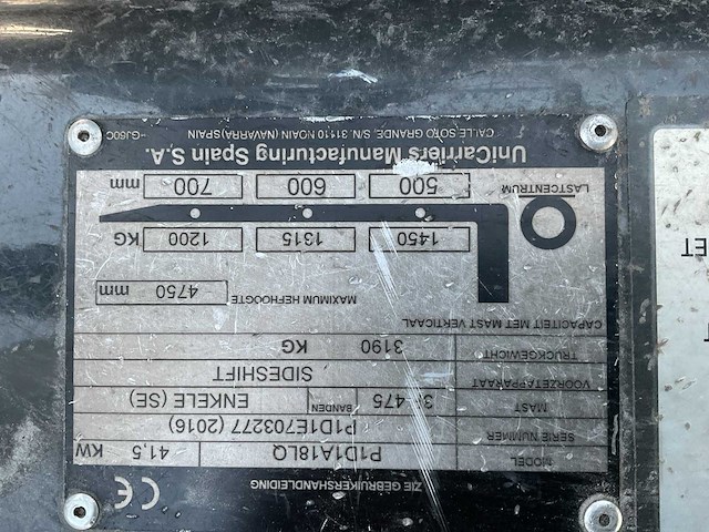 Toyota 18 vorkheftruck - afbeelding 14 van  15