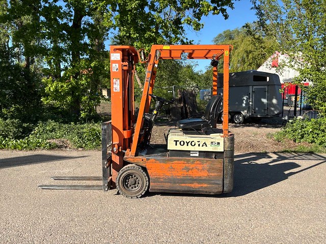 Toyota 2fbe10 elektrische vorkheftruck 1000kg - afbeelding 1 van  18