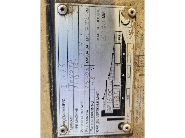 Toyota 2fbe18 heftruck - afbeelding 5 van  7