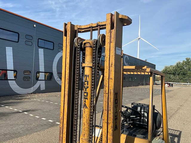 Toyota 3fg15 lpg vorkheftruck - afbeelding 3 van  15