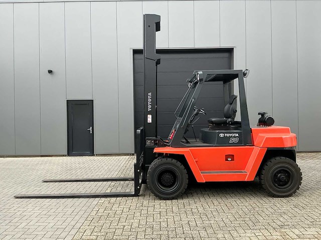 Toyota 40-3fd50 diesel heftruck – 5.000 kg – cascade viewmast – 2.400 mm vorken - afbeelding 12 van  41