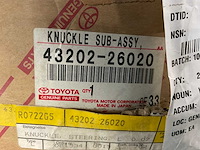 Toyota 43202-26020 vehicle steering (2x) - afbeelding 3 van  3