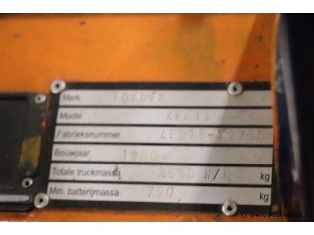 Toyota 4fb16 elektrische vorkheftruck - afbeelding 24 van  24