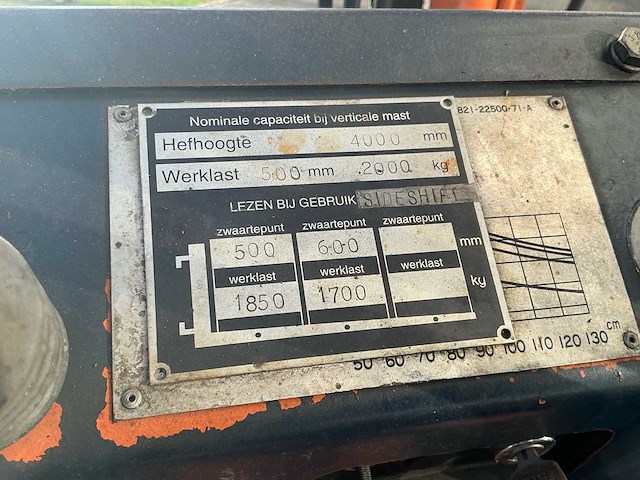 Toyota 4fb20 vorkheftruck - afbeelding 8 van  16