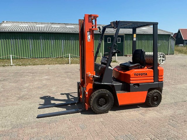 Toyota 5fgf15 vorkheftruck - afbeelding 1 van  14