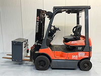 Toyota 7fb15 vorkheftruck- freelift - sideshift - acculader - 5391 uur - afbeelding 2 van  3