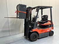 Toyota 7fb15 vorkheftruck- freelift - sideshift - acculader - 5391 uur - afbeelding 10 van  19