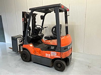 Toyota 7fb15 vorkheftruck- freelift - sideshift - acculader - 5391 uur - afbeelding 14 van  19