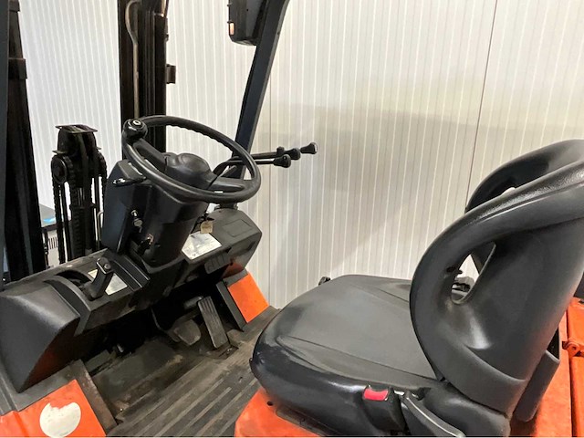 Toyota 7fb15 vorkheftruck- freelift - sideshift - acculader - 5391 uur - afbeelding 18 van  19