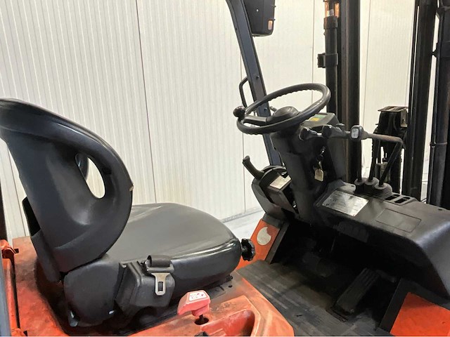 Toyota 7fb15 vorkheftruck- freelift - sideshift - acculader - 5391 uur - afbeelding 2 van  19