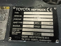Toyota 7fbef18 vorkheftruck - afbeelding 9 van  18