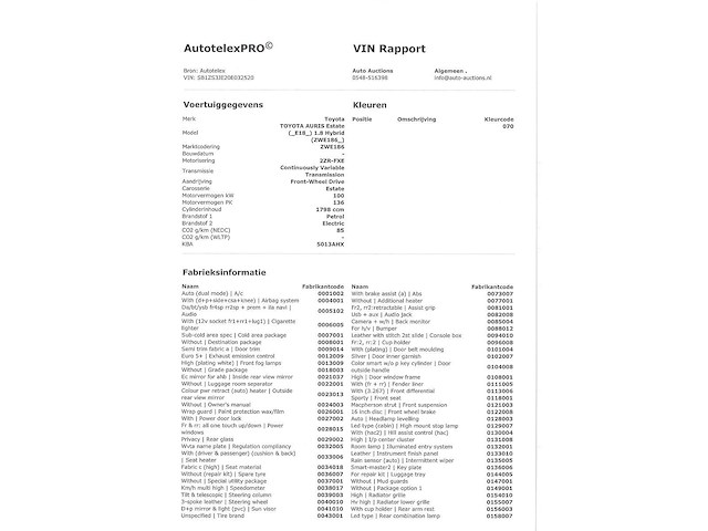 Toyota auris touring sports 1.8 hybrid lease pro automaat 2013, 8-ktk-70 - afbeelding 33 van  34