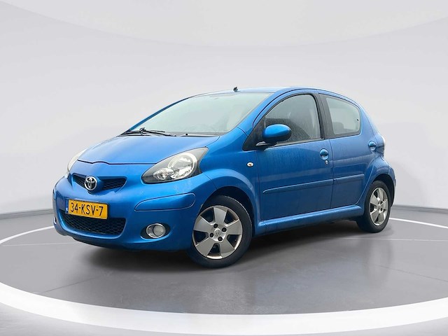 Toyota aygo 1.0-12v dynamic blue 5-deurs | 34-ksv-7 - afbeelding 1 van  22
