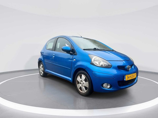 Toyota aygo 1.0-12v dynamic blue 5-deurs | 34-ksv-7 - afbeelding 12 van  22