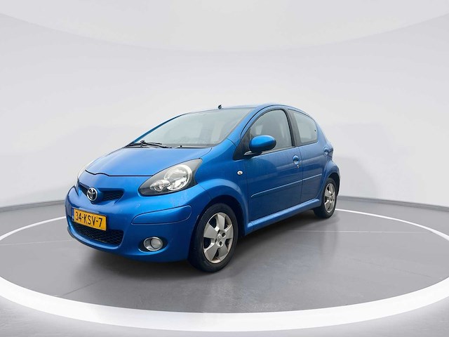 Toyota aygo 1.0-12v dynamic blue 5-deurs | 34-ksv-7 - afbeelding 18 van  22
