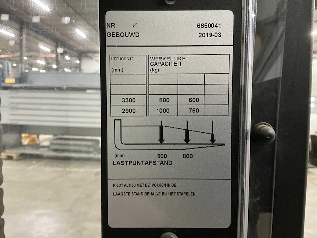 Toyota bt staxio dxt3300 elektrische palletwagen - afbeelding 3 van  12