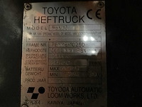 Toyota fbm16 vorkheftruck - afbeelding 13 van  13
