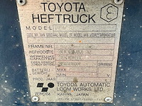 Toyota fbm30 vorkheftruck - afbeelding 2 van  10