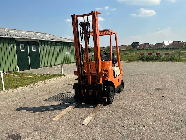 Toyota fg15 vorkheftruck - afbeelding 1 van  4