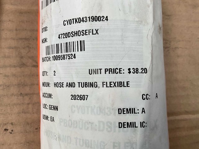 Toyota flexible hose and tubing (2x) - afbeelding 4 van  4