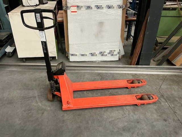 Toyota hand hydraulische palletwagen met weegschaal - afbeelding 1 van  10