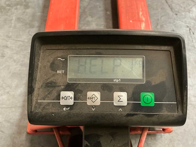 Toyota hand hydraulische palletwagen met weegschaal - afbeelding 7 van  10